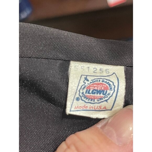 Vintage Women Double-Breasted Wool Coat Gold Embroidered Shoulders Union Tag USA - Picture 11 of 13